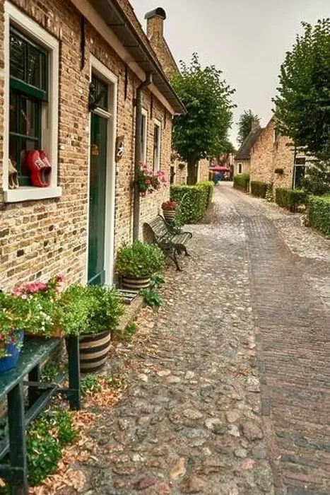 Framed Print : idyllic dutch fortress village of bourtange in summer Framed Print : idyllic dutch fortress village of bourtange in summer