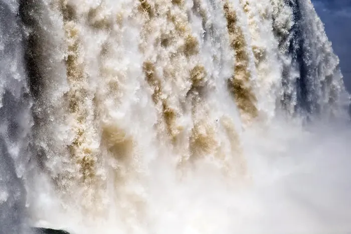 Framed Print : Detail of the Iguaçu Falls Framed Print : Detail of the Iguaçu Falls
