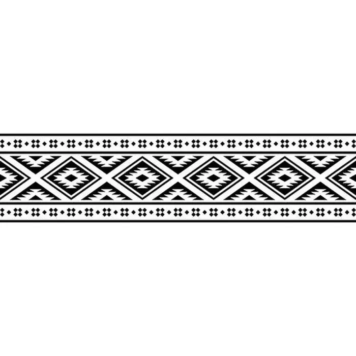 Framed Print : Ikat Aztec ethnic seamless pattern design in black and white color Framed Print : Ikat Aztec ethnic seamless pattern design in black and white color