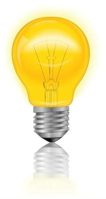 Framed Print : Illuminated electric light bulb realistic isolated on white background vector illustration Framed Print : Illuminated electric light bulb realistic isolated on white background vector illustration