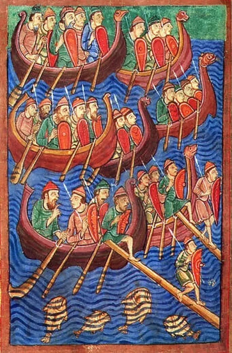 Framed Print : Illuminated manuscript from the Life of Edmund Framed Print : Illuminated manuscript from the Life of Edmund