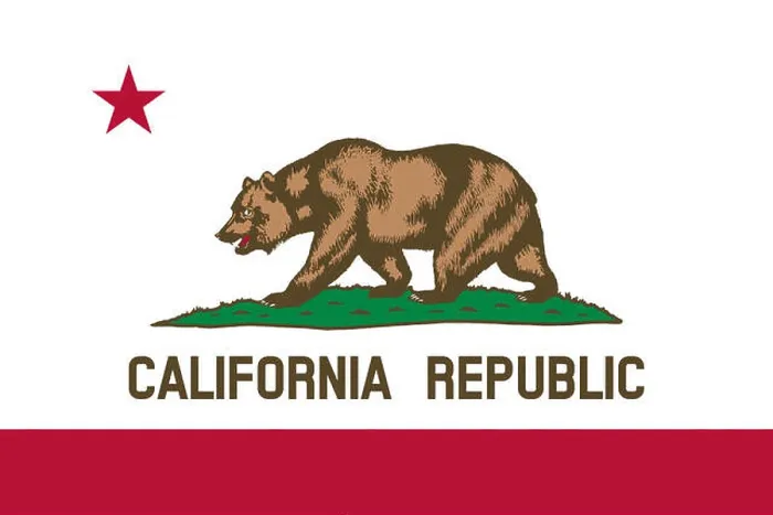 Framed Print : Illustration of the flag of California state in America Framed Print : Illustration of the flag of California state in America