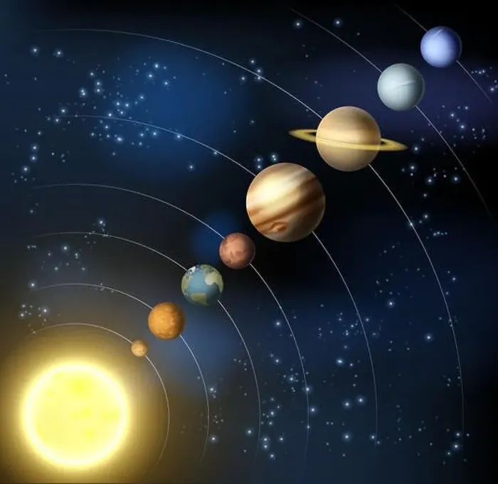 Framed Print : An illustration of the planets of our solar system in orbit aorund the sun Framed Print : An illustration of the planets of our solar system in orbit aorund the sun