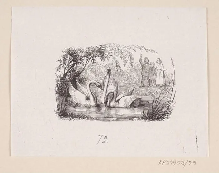 Framed Print : Illustration to The Ugly Duckling in H.C. Andersen, Adventures and Stories, Volume 1 Hansen, H.P Framed Print : Illustration to The Ugly Duckling in H.C. Andersen, Adventures and Stories, Volume 1 Hansen, H.P