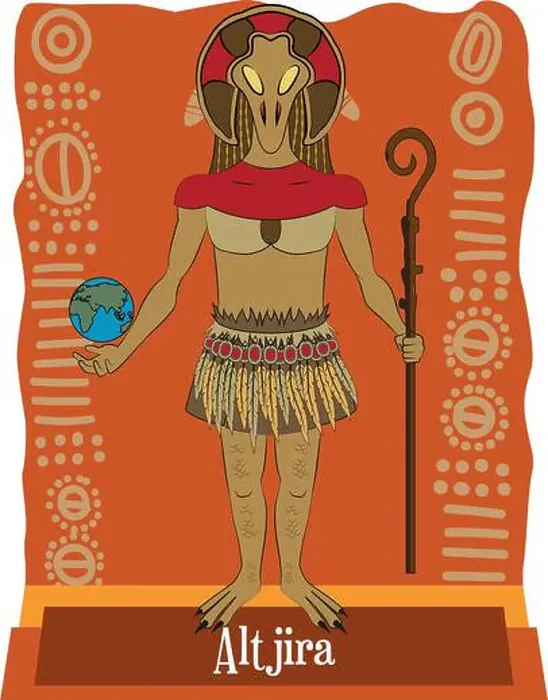 Framed Print : Illustration vector isolated of Australian mythology, Aboriginal god Alt jira Framed Print : Illustration vector isolated of Australian mythology, Aboriginal god Alt jira