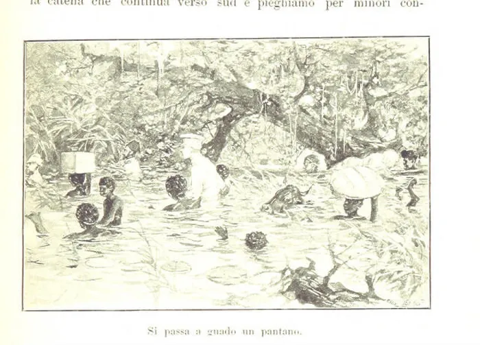 Framed Print : This image from Dieci anni in Equatoria e ritorno con Emin Pascia features illustrations
