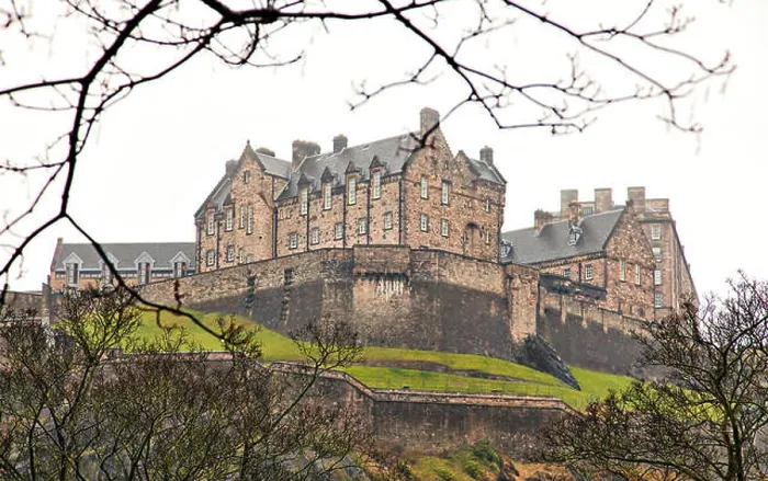 Framed Print : Image of Edinburgh castle in Scotland. Some noise Framed Print : Image of Edinburgh castle in Scotland. Some noise