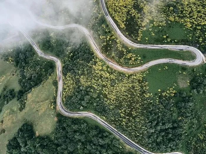 Framed Print : image taken with a drone of a long narrow Framed Print : image taken with a drone of a long narrow