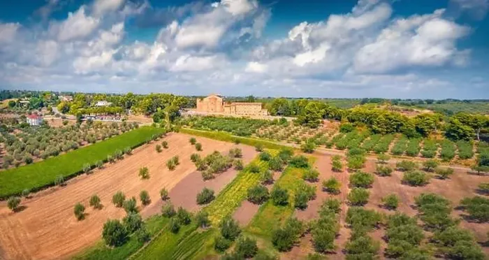Framed Print : Impressive summer view from flying drone of Abbey of San Giovanni in Venere Framed Print : Impressive summer view from flying drone of Abbey of San Giovanni in Venere