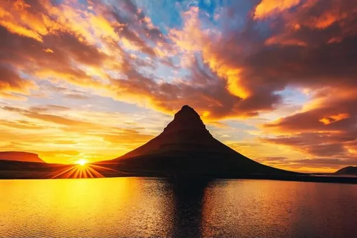 Framed Print : Incredible landscape with Kirkjufell mountain and colorful sunset sky on Snaefellsnes peninsula near, Iceland Framed Print : Incredible landscape with Kirkjufell mountain and colorful sunset sky on Snaefellsnes peninsula near, Iceland