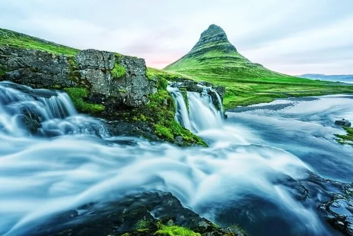 Framed Print : Incredible landscape with Kirkjufellsfoss waterfall and Kirkjufell mountain, Iceland, Europe Framed Print : Incredible landscape with Kirkjufellsfoss waterfall and Kirkjufell mountain, Iceland, Europe