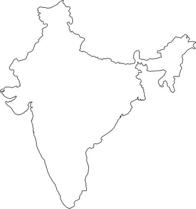 Framed Print : india map icon vector illustration design
