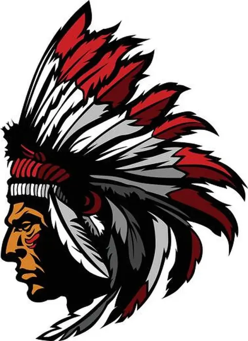 Framed Print : Indian Chief Mascot Head Vector Graphic Framed Print : Indian Chief Mascot Head Vector Graphic