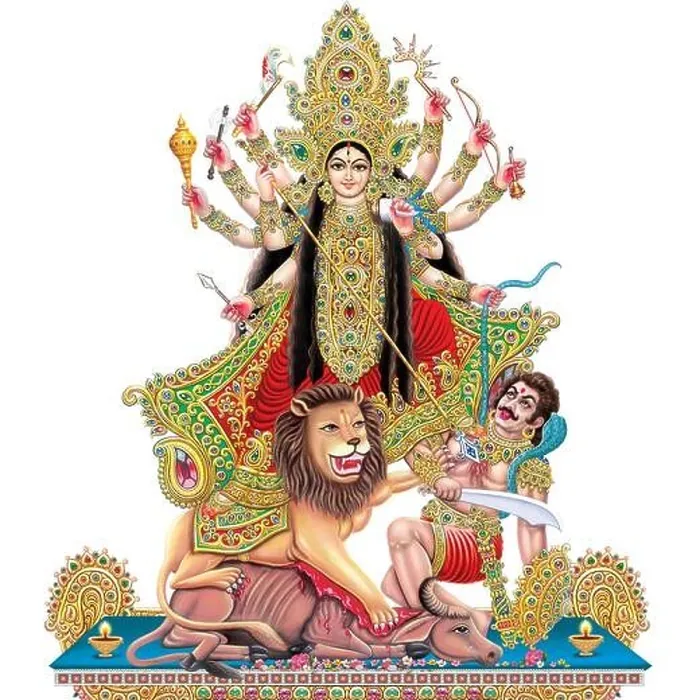 Framed Print : Indian Goddess Durga Digital Painings from printing house