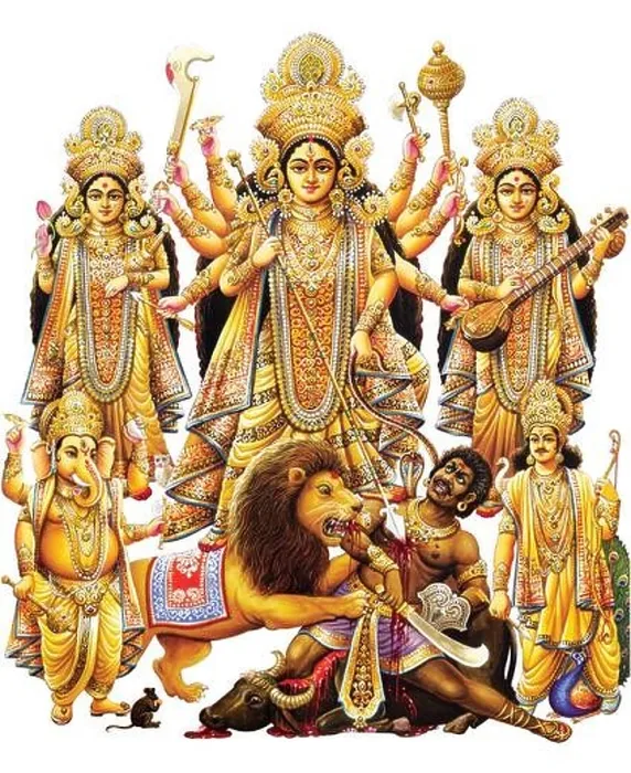 Framed Print : Indian Goddess Durga Digital Painings from printing house Framed Print : Indian Goddess Durga Digital Painings from printing house