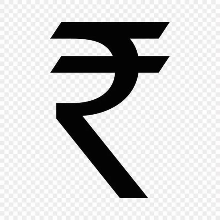 Framed Print : Indian Rupee sign. Currency symbol icon