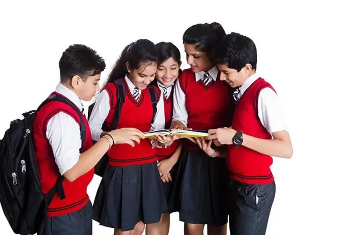 Framed Print : indian school group students book Study Framed Print : indian school group students book Study