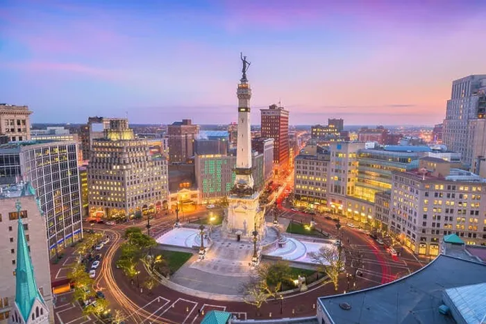 Framed Print : Indianapolis, Indiana, USA skyline over Soliders and Sailors Monument at dusk Framed Print : Indianapolis, Indiana, USA skyline over Soliders and Sailors Monument at dusk