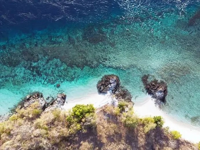 Framed Print : Indonesia Alor - Drone view Nuhakepa Island coast line Framed Print : Indonesia Alor - Drone view Nuhakepa Island coast line