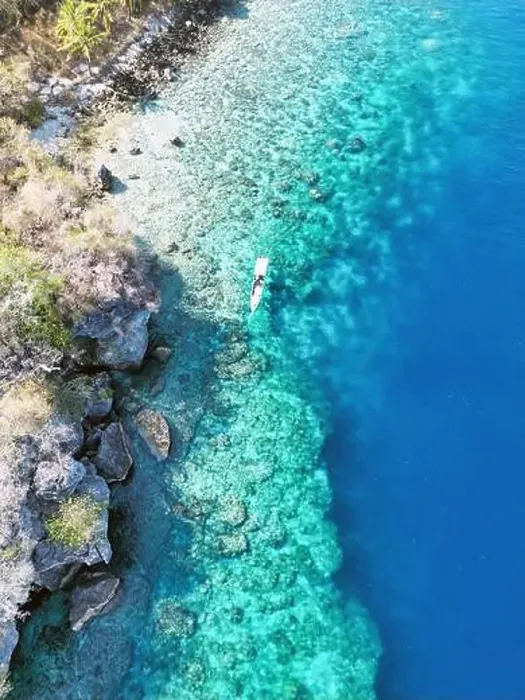 Framed Print : Indonesia Alor - Drone view Ternate Island coast line Framed Print : Indonesia Alor - Drone view Ternate Island coast line