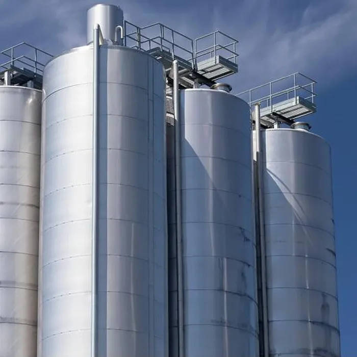 Framed Print : Industrial stainless steel storage tanks. Ontario Canada Framed Print : Industrial stainless steel storage tanks. Ontario Canada
