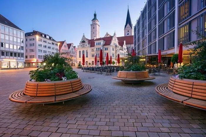 Framed Print : Ingolstadt, Germany. Cityscape image of downtown Ingolstadt, Germany with town hall at sunrise Framed Print : Ingolstadt, Germany. Cityscape image of downtown Ingolstadt, Germany with town hall at sunrise