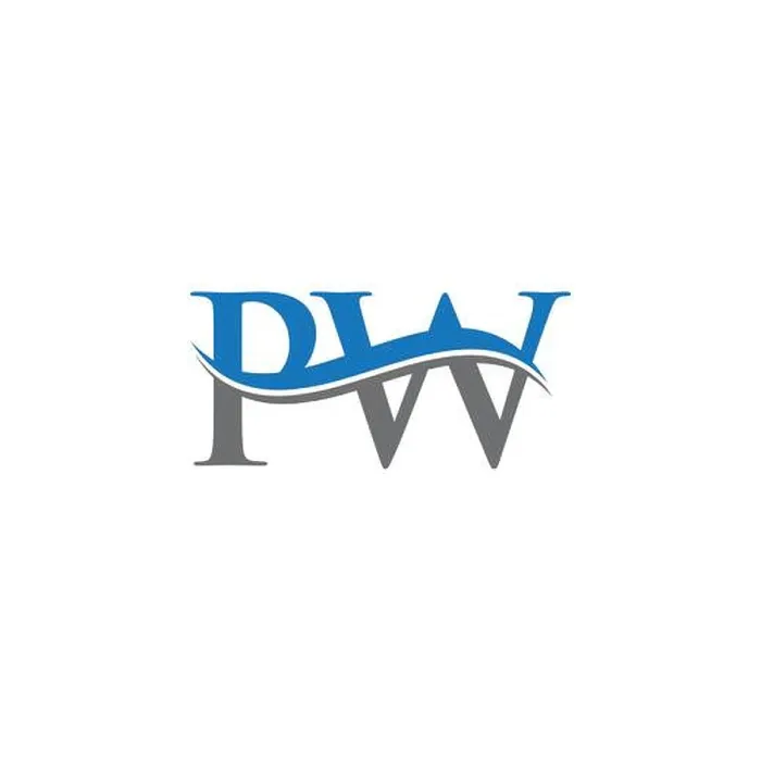 Framed Print : Initial Letter PW Logo Design Vector Template. PW Letter Logo Design Framed Print : Initial Letter PW Logo Design Vector Template. PW Letter Logo Design