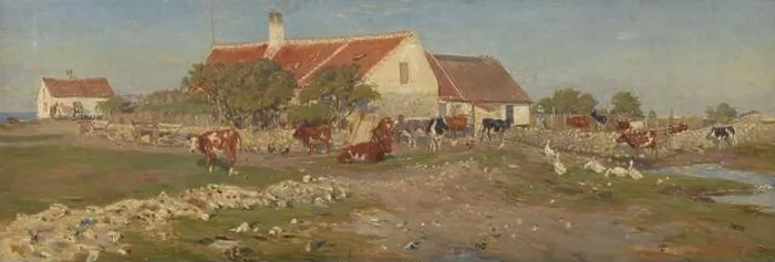 Framed Print : Innovation at Saltholm, probably 1885 Framed Print : Innovation at Saltholm, probably 1885