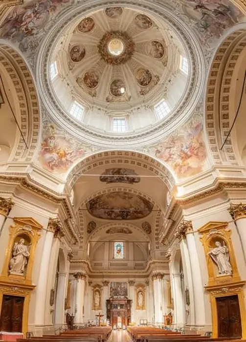 Framed Print : Interior of the church of John the Baptist (Basilica di San Giovanni Battista) in Lonato, Brescia, Garda Lake, Italy Framed Print : Interior of the church of John the Baptist (Basilica di San Giovanni Battista) in Lonato, Brescia, Garda Lake, Italy