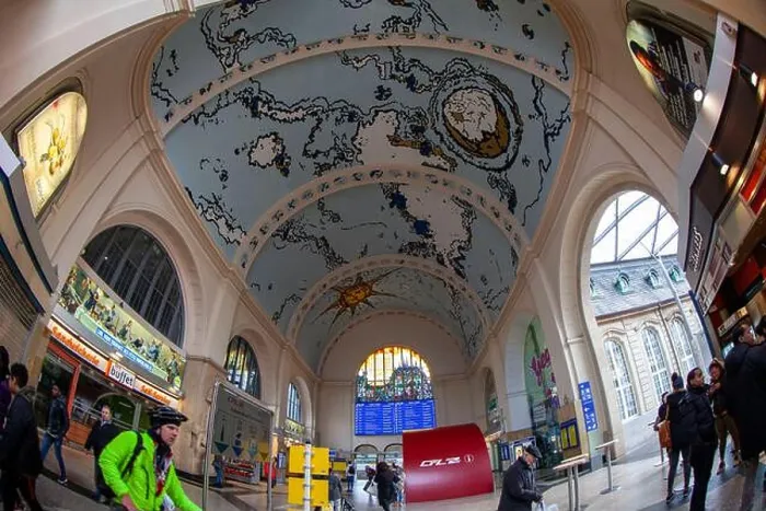 Framed Print : Interior of the Luxembourg Central railway station. Luxembourg city, Luxembourg Framed Print : Interior of the Luxembourg Central railway station. Luxembourg city, Luxembourg