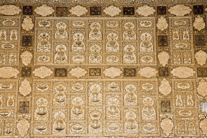 Framed Print : Intricate patterns on the mirror covered walls in Jai Mandir The Hall of Victory inside the Amber Fort near Jaipur in Rajasthan Framed Print : Intricate patterns on the mirror covered walls in Jai Mandir The Hall of Victory inside the Amber Fort near Jaipur in Rajasthan