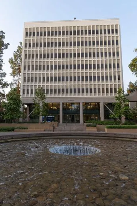 Framed Print : Inverted fountain on the campus of UCLA Framed Print : Inverted fountain on the campus of UCLA