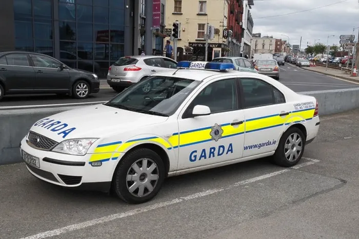 Framed Print : An Irish Garda (Police) car parked beside the coastal road in Wexford Town, Co. Wexford, Ireland (Eire) Framed Print : An Irish Garda (Police) car parked beside the coastal road in Wexford Town, Co. Wexford, Ireland (Eire)