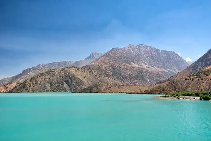 Framed Print : Iskanderkul in the Fann Mountains, taken in Tajikistan in August 2018 taken in hdr Framed Print : Iskanderkul in the Fann Mountains, taken in Tajikistan in August 2018 taken in hdr