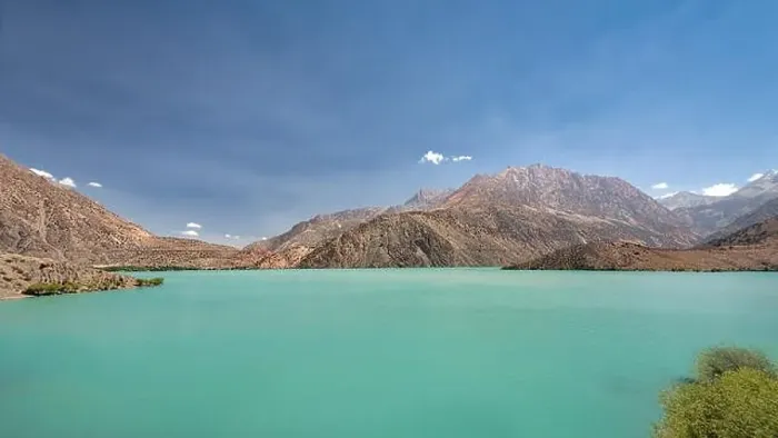 Framed Print : Iskanderkul in the Fann Mountains, taken in Tajikistan in August 2018 taken in hdr Framed Print : Iskanderkul in the Fann Mountains, taken in Tajikistan in August 2018 taken in hdr