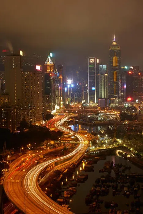 Framed Print : Island Eastern Corridor Motorway, Causeway Bay, and high-rises of Wan Chai and Central, Hong Kong, China Framed Print : Island Eastern Corridor Motorway, Causeway Bay, and high-rises of Wan Chai and Central, Hong Kong, China
