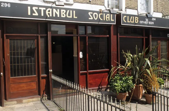 Framed Print : Istanbul Social Club, Caledonian Road, London Framed Print : Istanbul Social Club, Caledonian Road, London