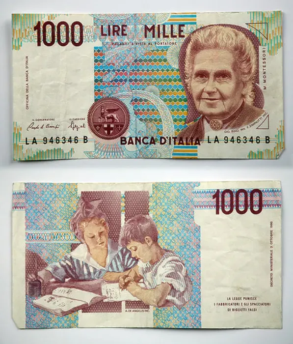 Framed Print : Italian Bank notes from Italy 1000 Lire Framed Print : Italian Bank notes from Italy 1000 Lire