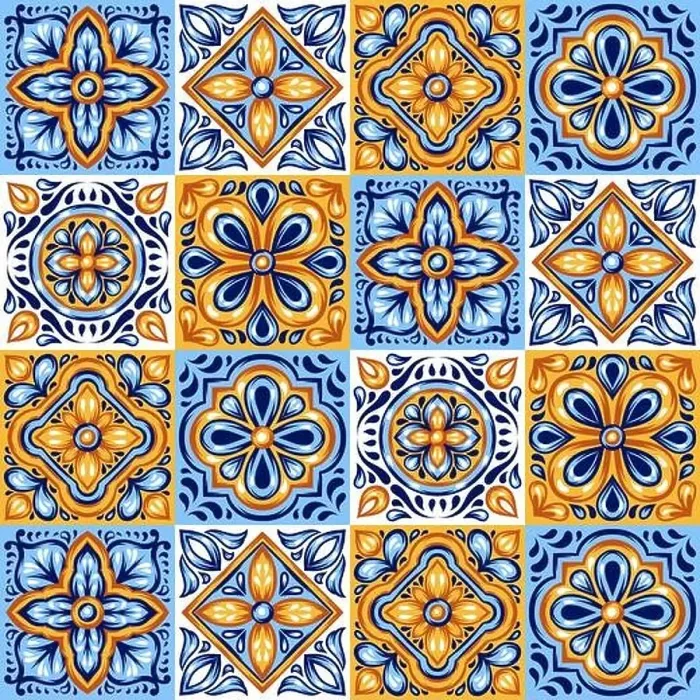 Framed Print : Italian ceramic tile pattern. Mediterranean porcelain pottery Framed Print : Italian ceramic tile pattern. Mediterranean porcelain pottery
