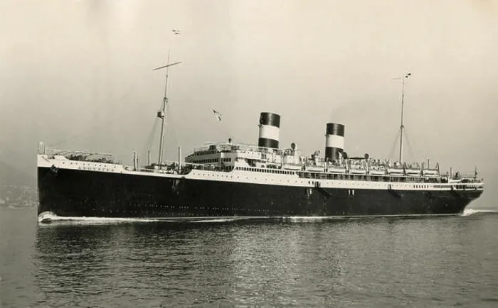 Framed Print : Italian ocean liner MS Augustus, 1930s Framed Print : Italian ocean liner MS Augustus, 1930s