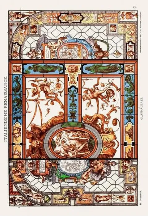 Framed Print : Italian Renaissance Ornamentation Framed Print : Italian Renaissance Ornamentation