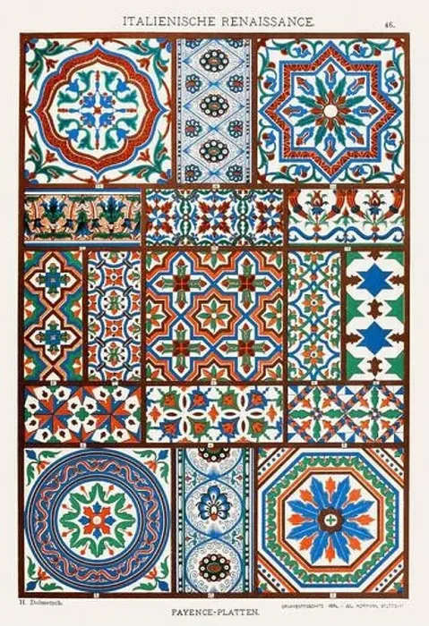 Framed Print : Italian Renaissance Ornamentation Framed Print : Italian Renaissance Ornamentation
