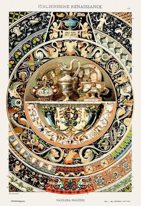 Framed Print : Italian Renaissance Ornamentation Framed Print : Italian Renaissance Ornamentation