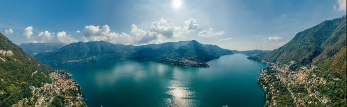 Framed Print : Italy Como Lake drone Air 360 vr virtual reality drone panorama Framed Print : Italy Como Lake drone Air 360 vr virtual reality drone panorama