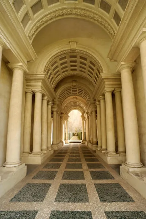 Framed Print : Italy, Rome, Palazzo Spada, Galleria Prospettica del Borromini (17th century) Framed Print : Italy, Rome, Palazzo Spada, Galleria Prospettica del Borromini (17th century)