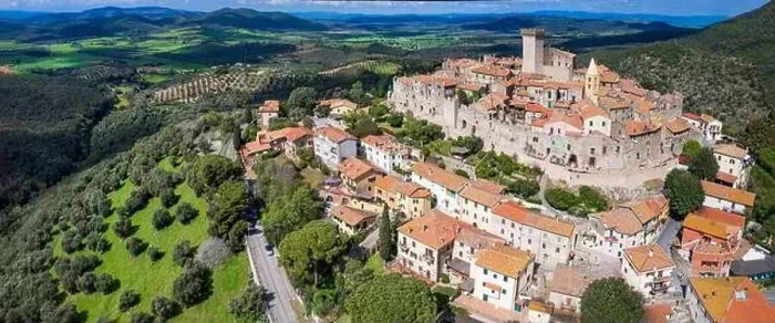Framed Print : Italy travel and landmarks. Capalbio - charming small traditional top hill village (borgo) in Tuscany Framed Print : Italy travel and landmarks. Capalbio - charming small traditional top hill village (borgo) in Tuscany