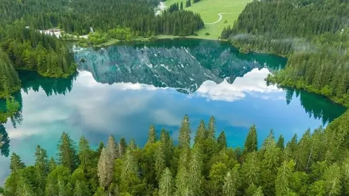 Framed Print : Italy's Natural Beauty: Aerial Drone View of Fusine Lake Framed Print : Italy's Natural Beauty: Aerial Drone View of Fusine Lake