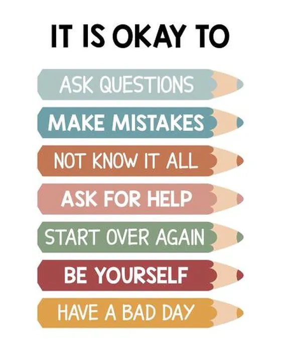 Framed Print : It's okay to not be okay poster Framed Print : It's okay to not be okay poster
