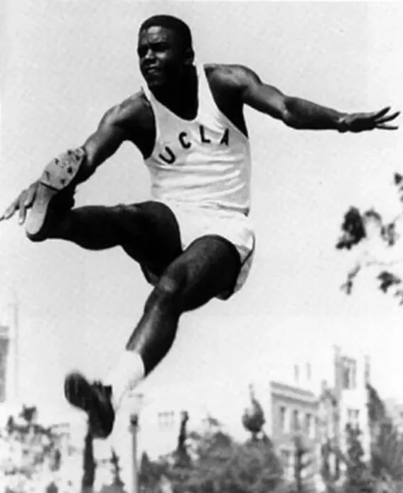 Framed Print : Jackie robinson ucla track Framed Print : Jackie robinson ucla track