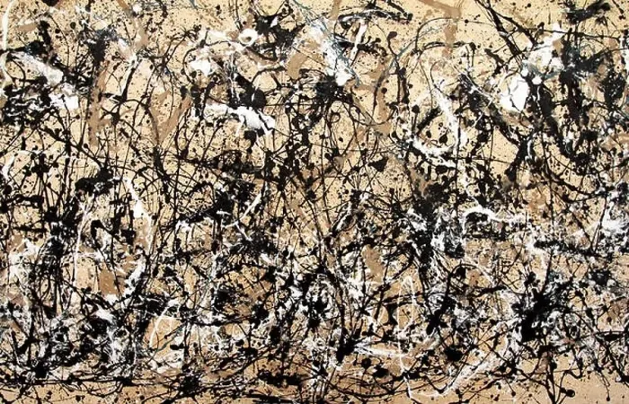 Framed Print : This Jackson Pollock painting is called Autumn Rhythm and hangs in the Metropolitan Museum of Art in New York Framed Print : This Jackson Pollock painting is called Autumn Rhythm and hangs in the Metropolitan Museum of Art in New York